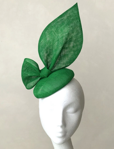 Diana Green Bow Headpiece