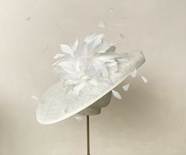 Claudia Ivory Wide Brimmed Hat