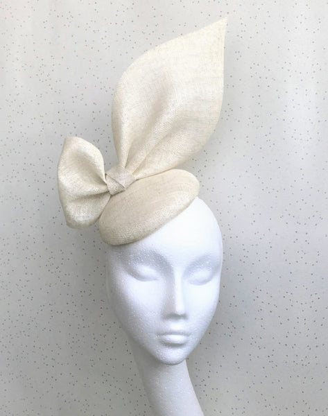 Diana Ivory Bow Headpiece