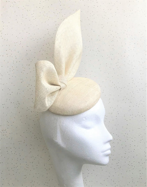 Diana Ivory Bow Headpiece